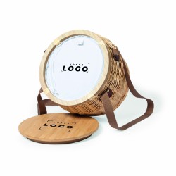 Panier isotherme en osier personnalisable | Cadeau d’entreprise écolo