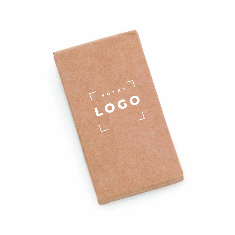 Set de 6 crayons cire en boîte carton naturel – Cadeau d’affaires