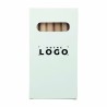 Crayons de couleur en bois – Coffret papier imprimé personnalisé