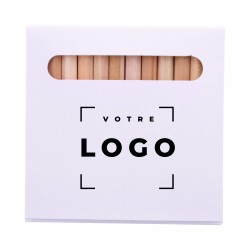 Jeu de coloriage personnalisé – Crayons et livre en boîte