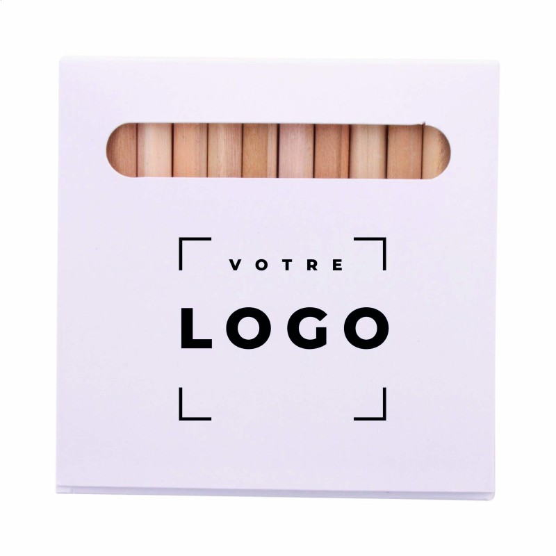 Jeu de coloriage personnalisé – Crayons et livre en boîte