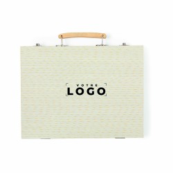 Mallette de coloriage en bois personnalisable – Goodie créatif