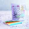 Mug personnalisable avec insert à colorier – Goodies créatif
