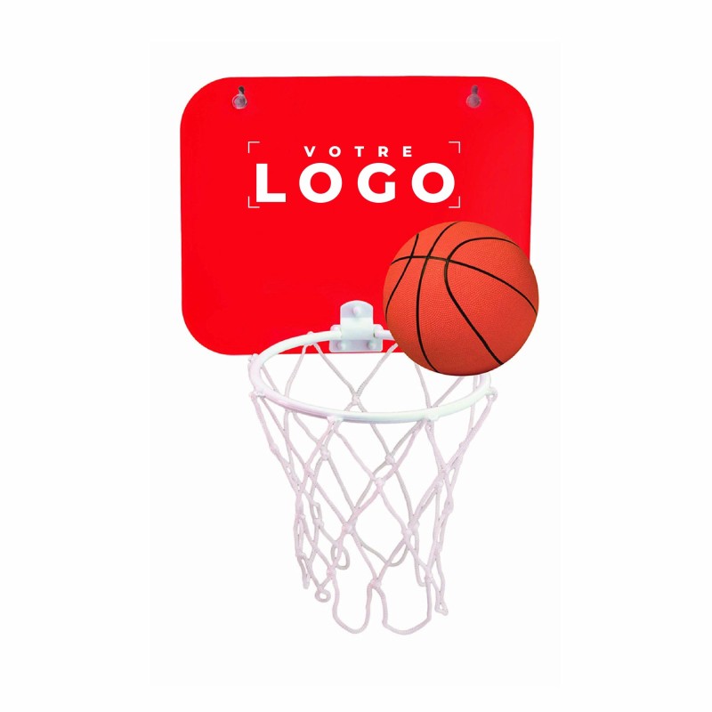 Mini panier de basket personnalisé avec balle – Goodies entreprise