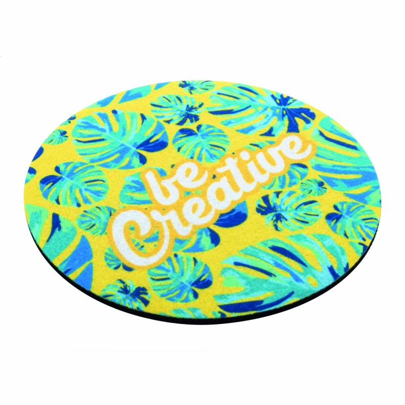 Sous-verre personnalisé en feutrine RPET | Goodies éco sur mesure