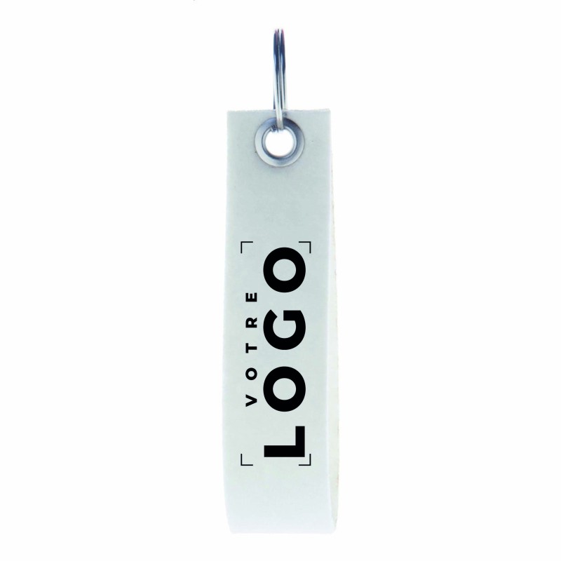 Porte-clés feutrine RPET sur mesure – Impression quadri