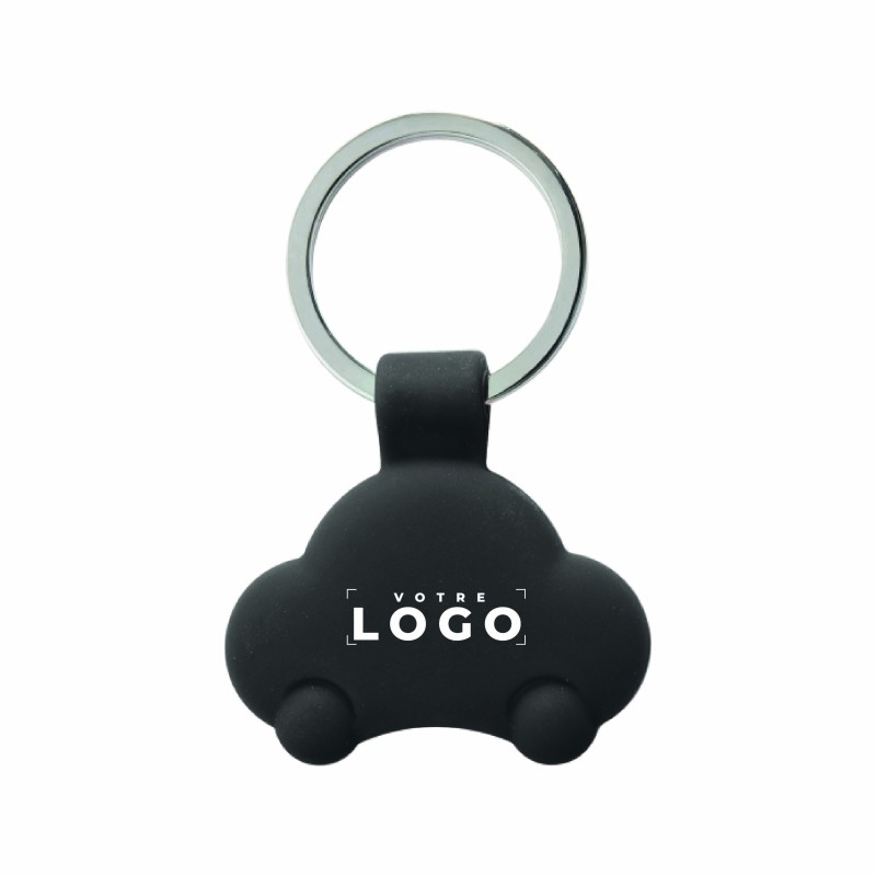 Porte-clés jeton voiture – Silicone personnalisable