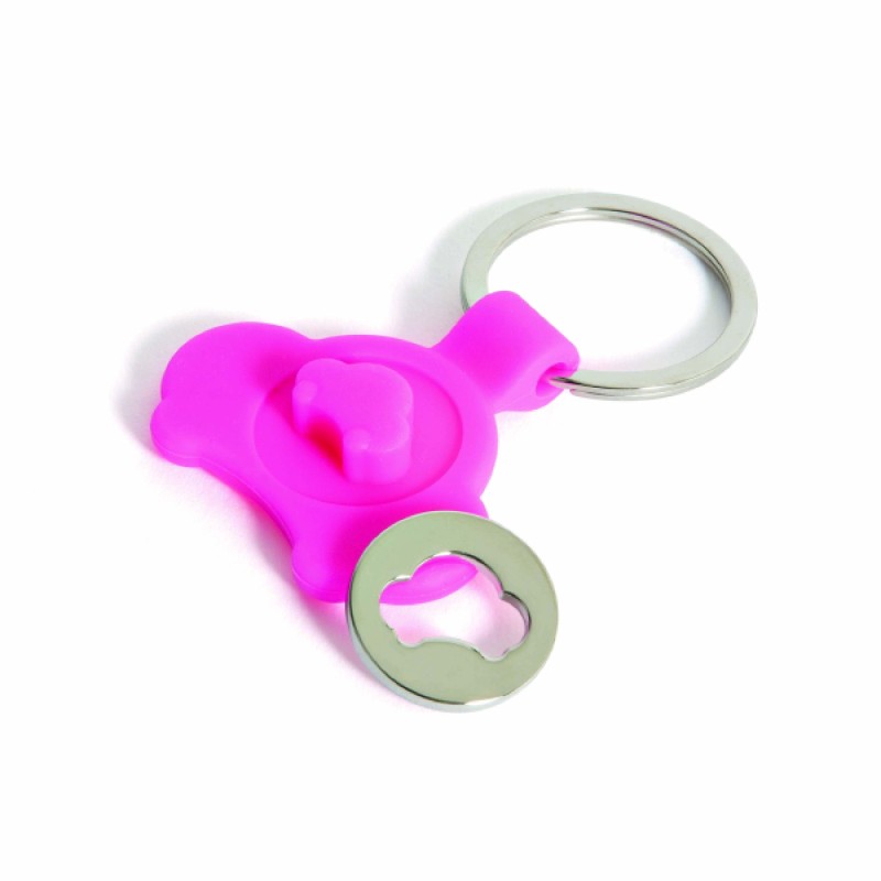 Porte-clés jeton voiture – Silicone personnalisable