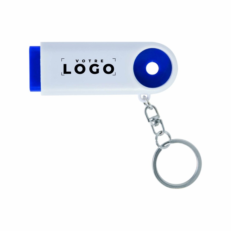 Porte-clés jeton LED – Torche 2 LED personnalisable