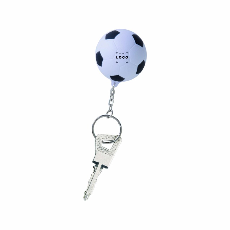 Porte-clés ballon de football – Mousse PU personnalisable