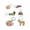 Porte-clés bois à la forme personnalisable – Made in France