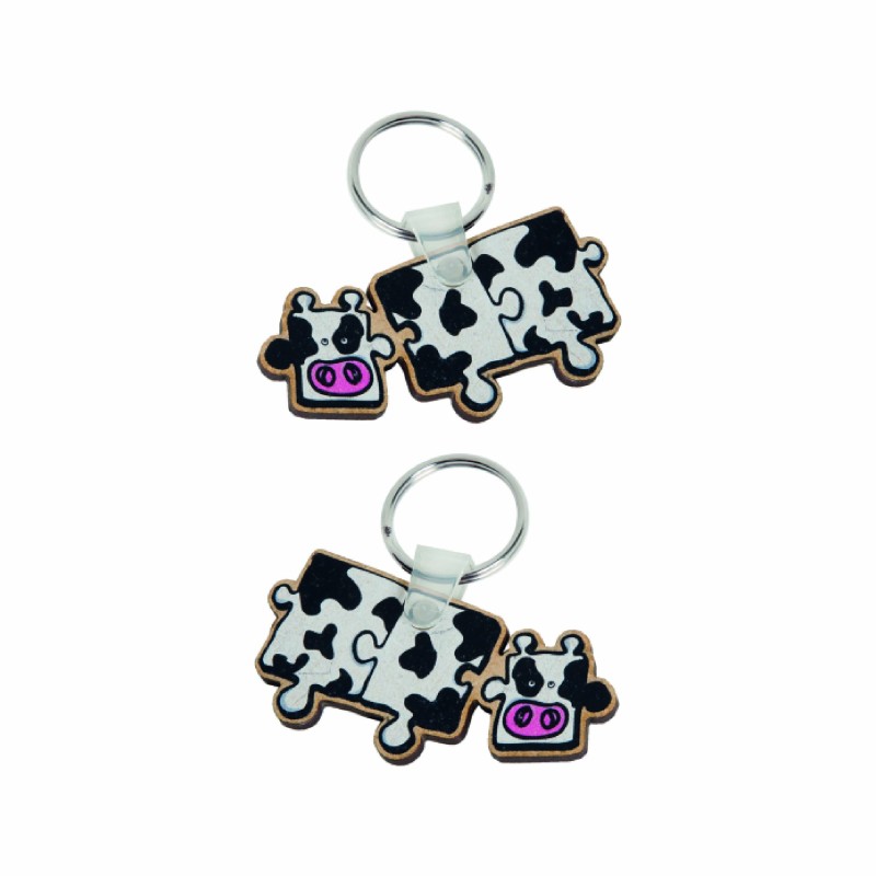 Porte-clés bois à la forme personnalisable – Made in France