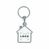 Porte-clés maison en métal – Personnalisable gravure laser
