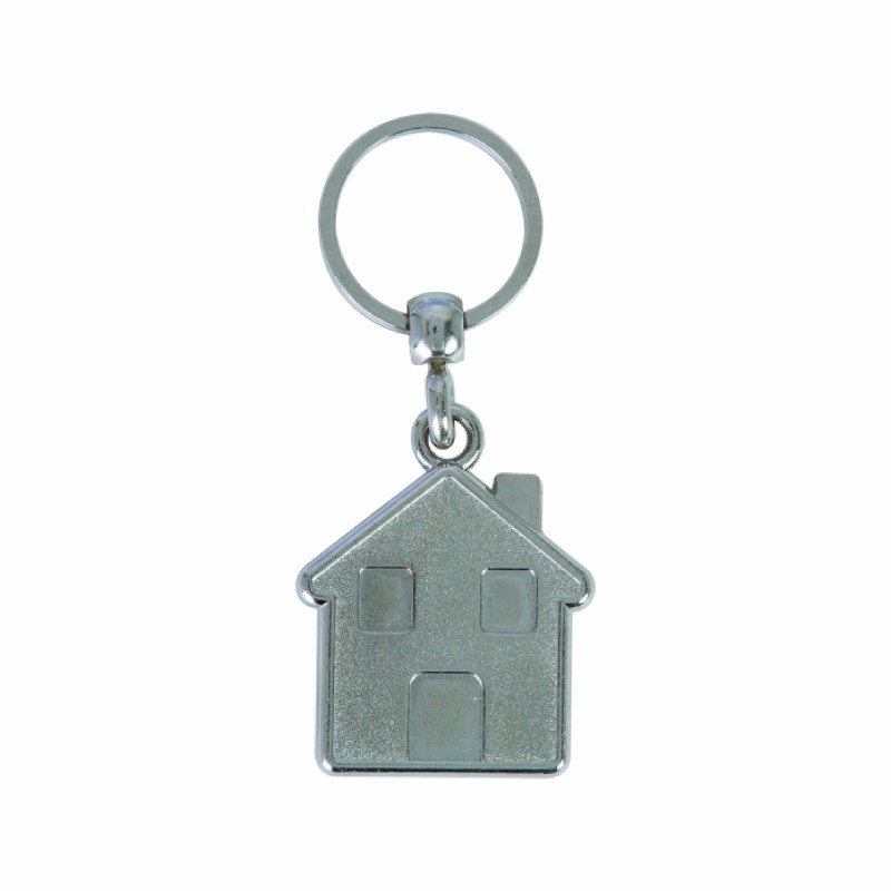Porte-clés maison en métal – Personnalisable gravure laser
