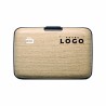 Porte-cartes anti-RFID aluminium bois – Cadeau d’entreprise