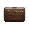 Porte-cartes anti-RFID aluminium bois – Cadeau d’entreprise