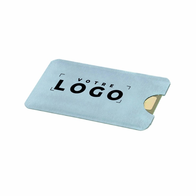 Étui souple 1 carte anti-RFID – Cadeau d’entreprise