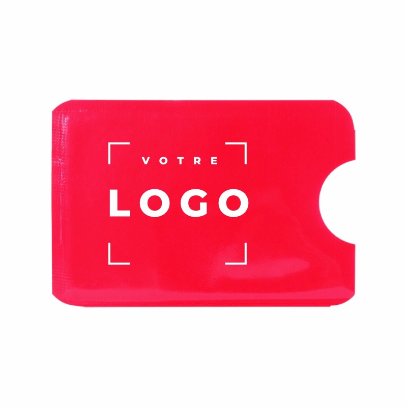 Étui souple 1 carte anti-RFID – Cadeau d’entreprise