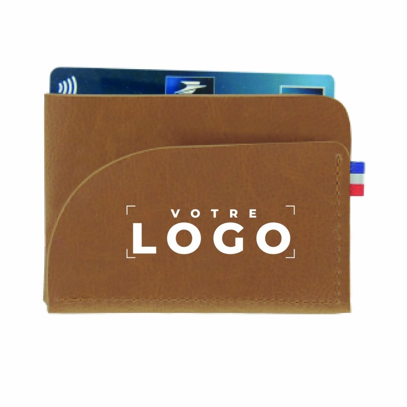 Porte-cartes fabriqué en France en matière végétale | Cadeau d’affaire