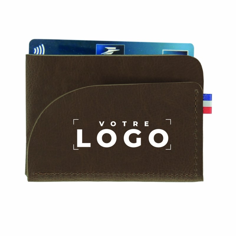 Porte-cartes fabriqué en France en matière végétale | Cadeau d’affaire