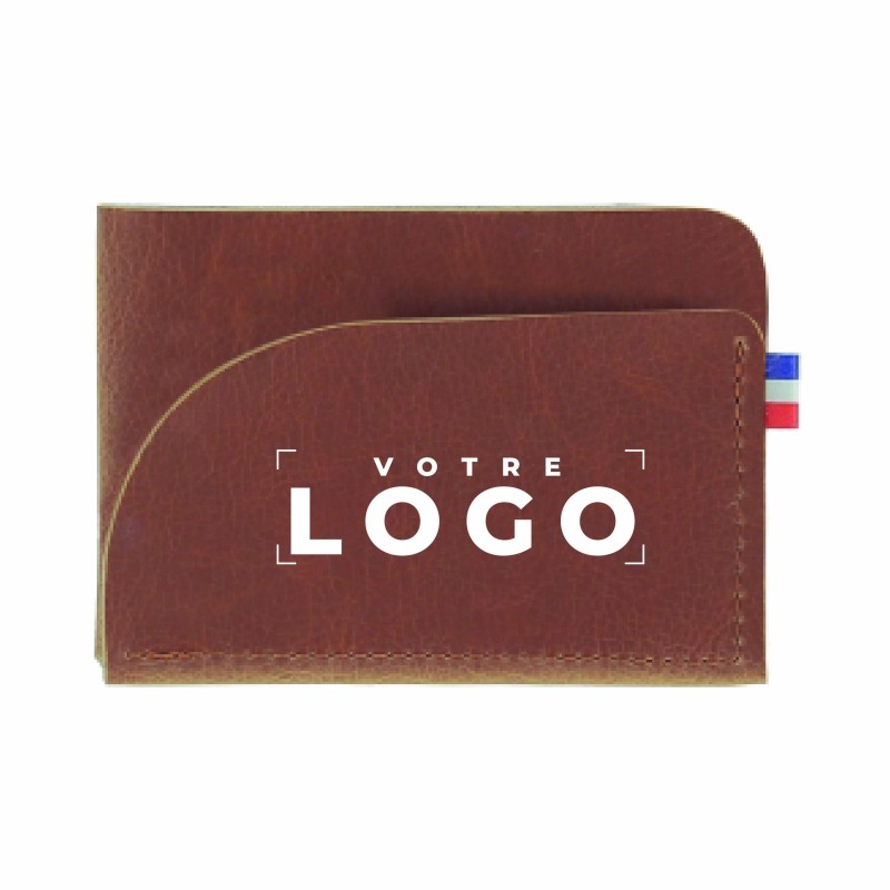 Porte-cartes fabriqué en France en matière végétale | Cadeau d’affaire