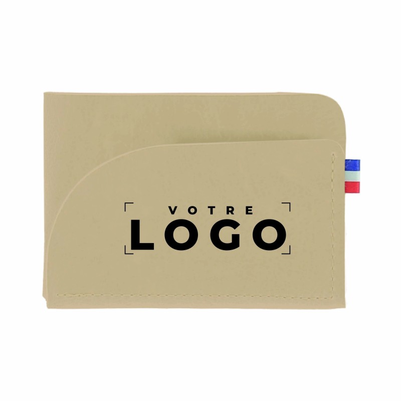 Porte-cartes fabriqué en France en matière végétale | Cadeau d’affaire