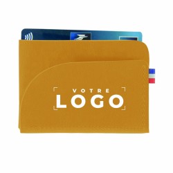 Porte-cartes fabriqué en France en matière végétale | Cadeau d’affaire