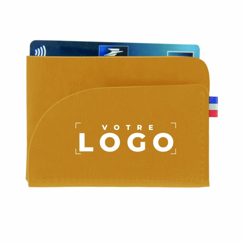 Porte-cartes fabriqué en France en matière végétale | Cadeau d’affaire