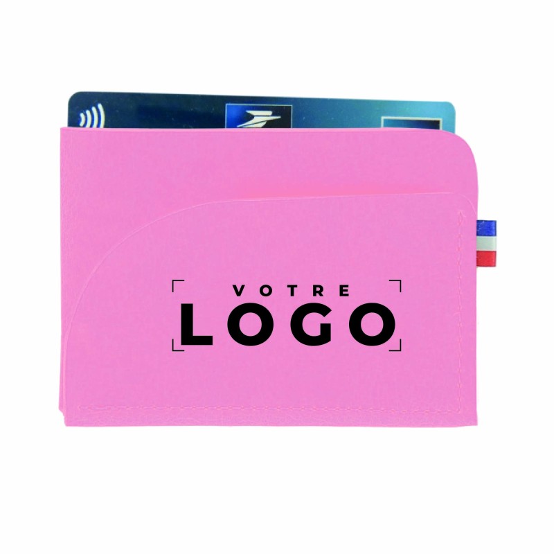 Porte-cartes fabriqué en France en matière végétale | Cadeau d’affaire