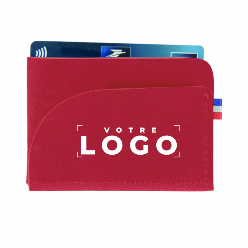 Porte-cartes fabriqué en France en matière végétale | Cadeau d’affaire