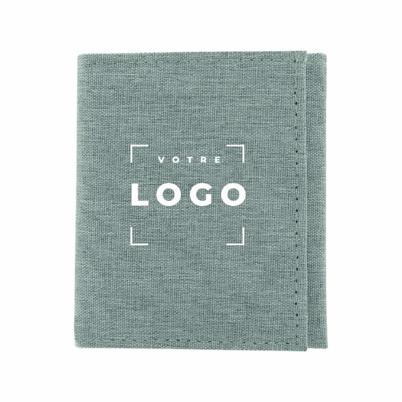 Porte-monnaie anti-RFID effet jean | Cadeau d’affaires sécurisé