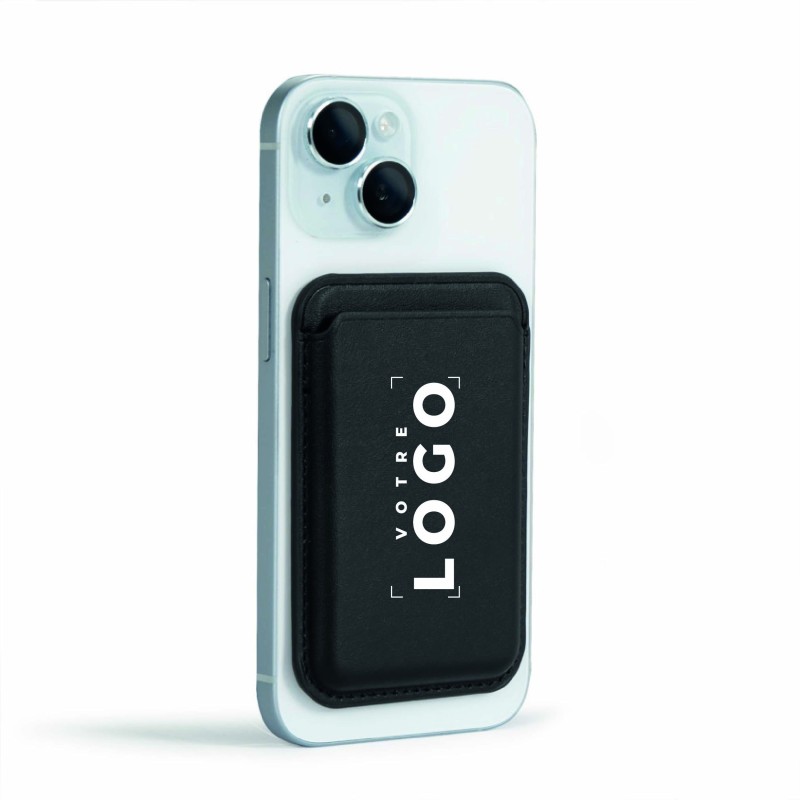 Porte-Cartes Magnétique PU Recyclé | Compatible MagSafe – 4 Cartes