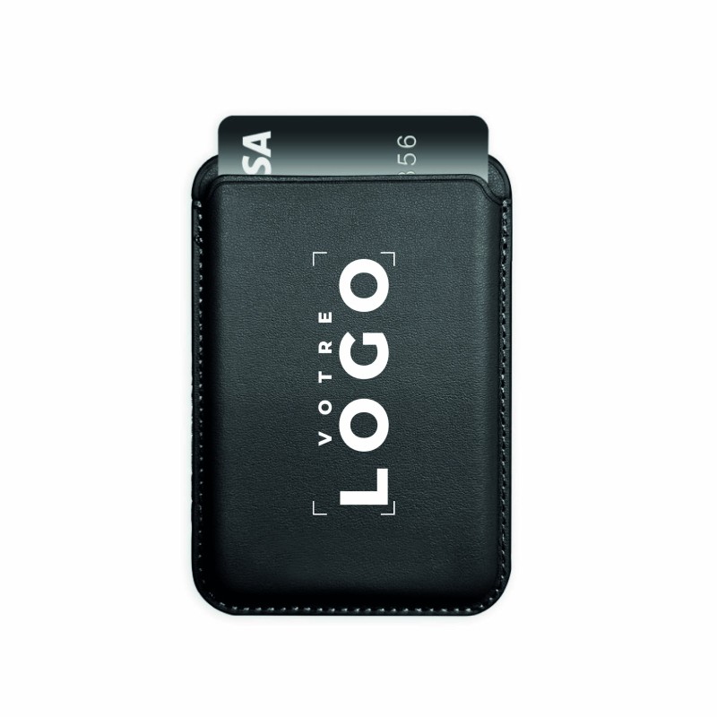 Porte-Cartes Magnétique PU Recyclé | Compatible MagSafe – 4 Cartes