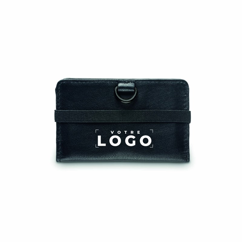 Porte-cartes en cuir avec blocage RFID – Pochette pour cartes, billets