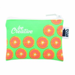 Porte-monnaie zippé sur-mesure en polyester 600D RPET sublimé
