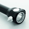Lampe de poche 3 en 1 aluminium, marteau de secours et coupe-ceinture
