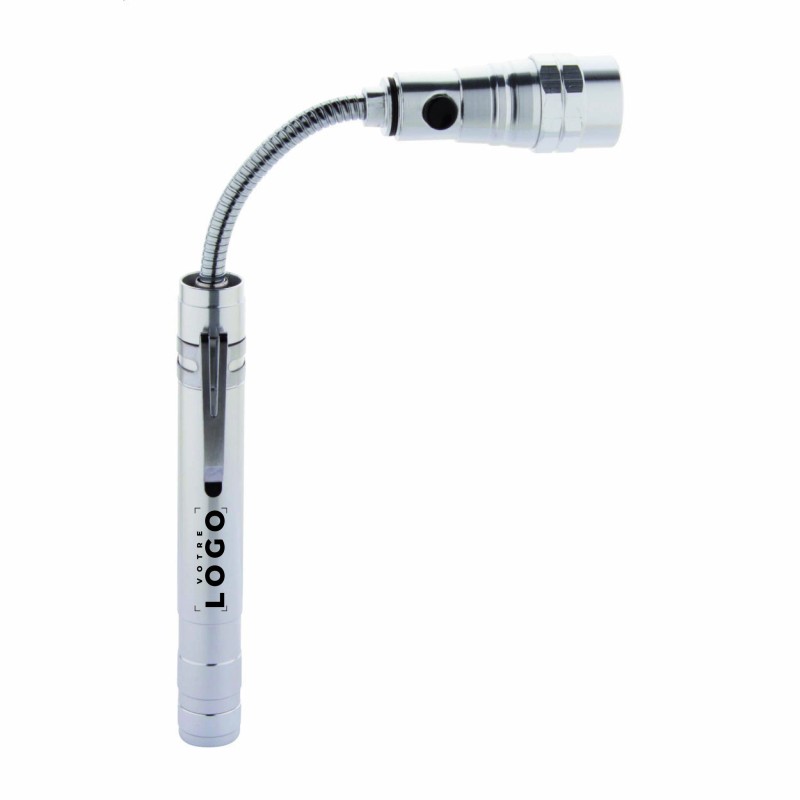 Lampe de poche extensible 3 LED en aluminium