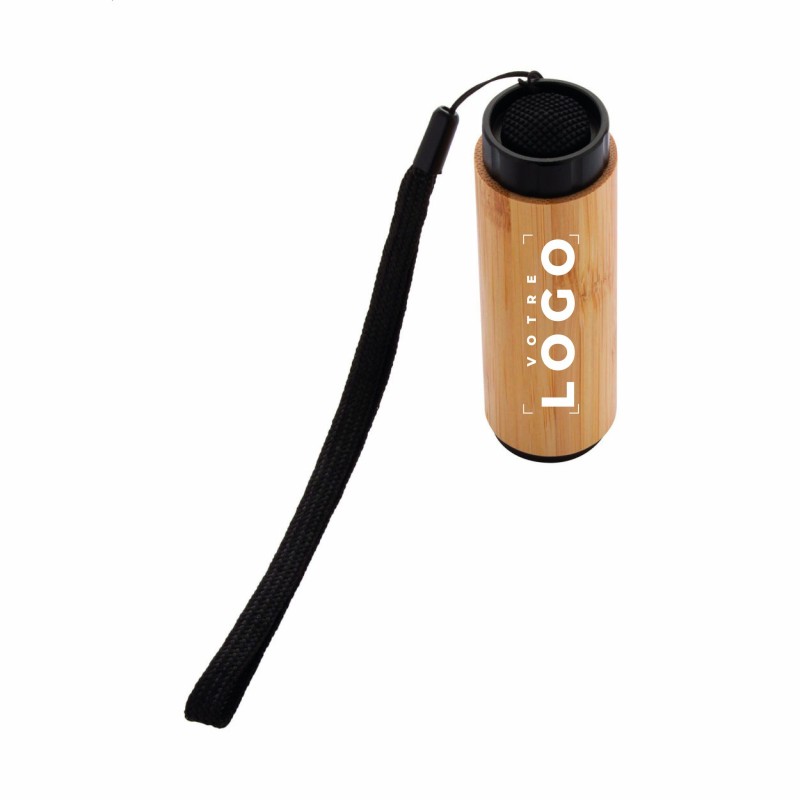 Lampe de poche bambou personnalisable