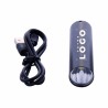 Lampe de poche rechargeable en aluminium COB – Gadget promotionnel