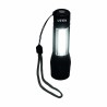 Lampe de poche rechargeable COB en aluminium – USB, zoom et projecteur