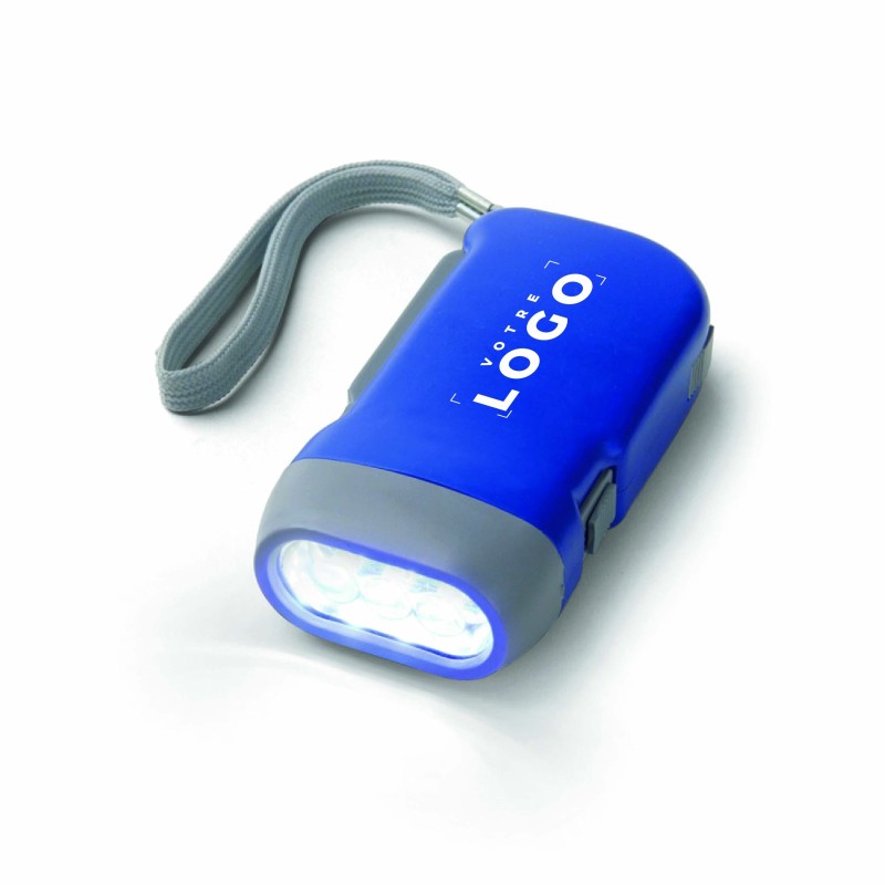 Lampe de poche 3 LED avec dynamo et piles AG10 – Lampe compacte