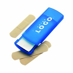 Set de 5 pansements dans étui plastique givré – Couleurs variées