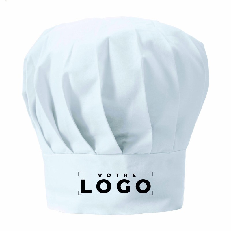 Toque de Chef Blanche Personnalisable – Accessoire Culinaire