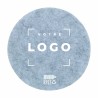 Sous-verre rond en feutrine RPET personnalisable – Goodie éco