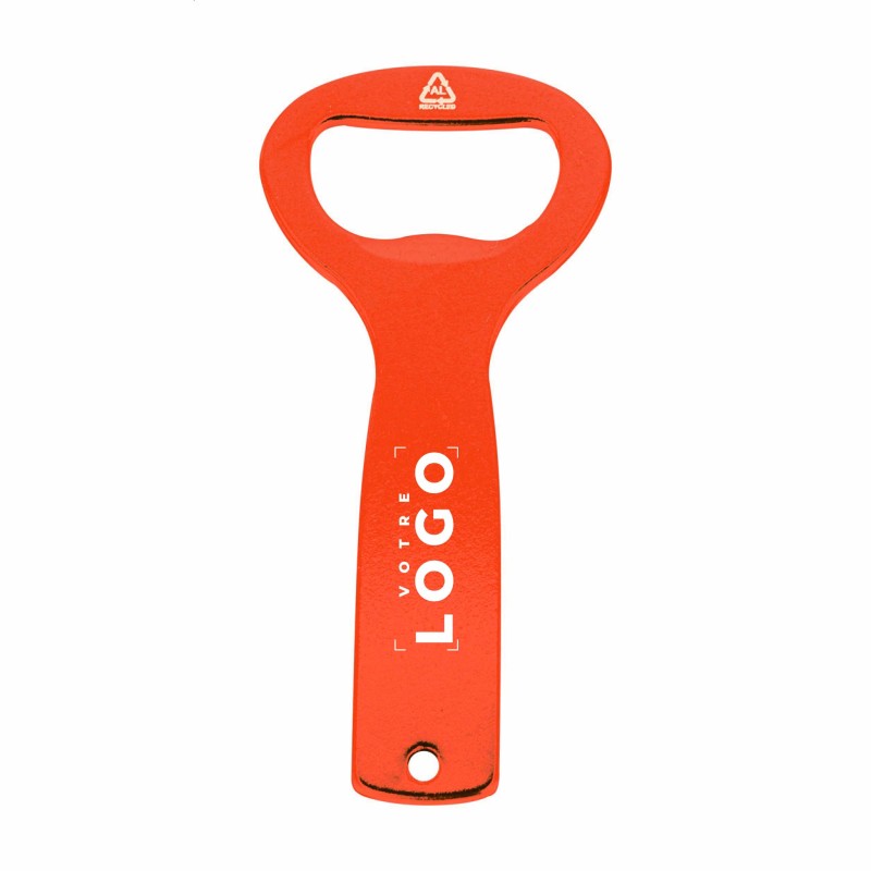 Décapsuleur aluminium recyclé personnalisable – Goodie durable