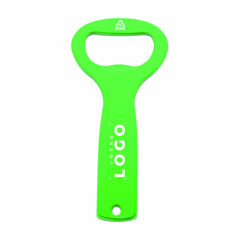 Décapsuleur aluminium recyclé personnalisable – Goodie durable