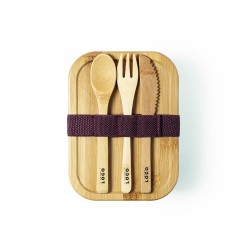 Boîte à lunch en verre et bambou 700 ml – Lunch box écologique