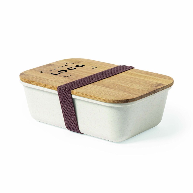 Boîte à Lunch Personnalisée en Bambou – Cadeau d’Entreprise