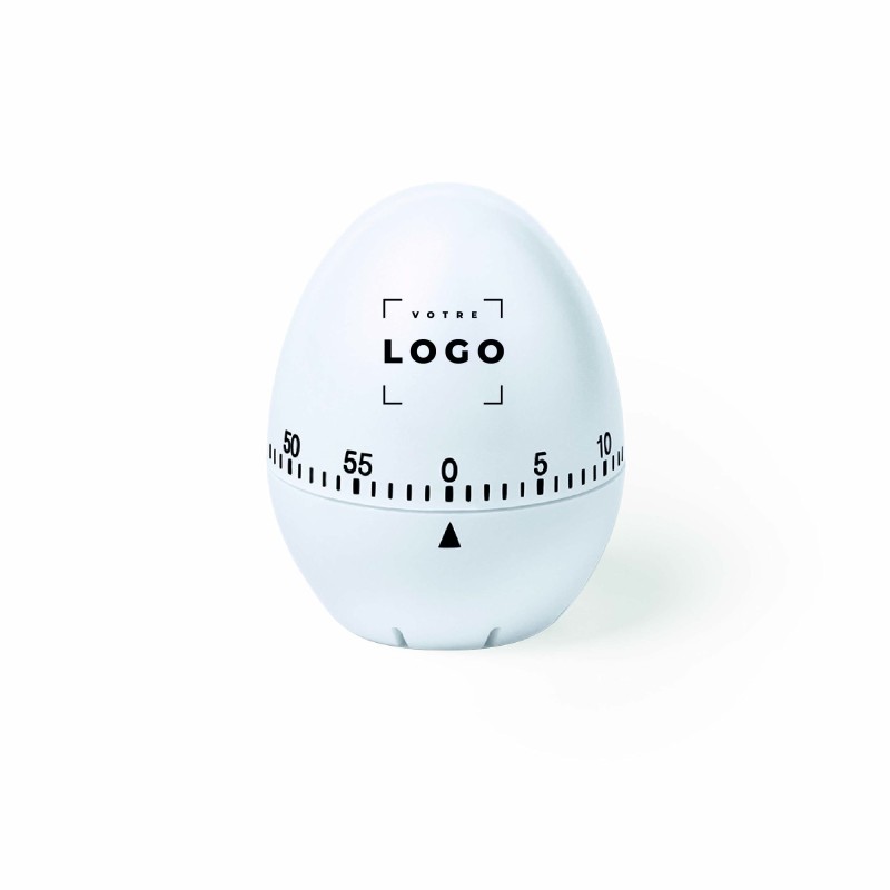 Minuteur Analogue Ovale Personnalisable – Cadeau d’Entreprise