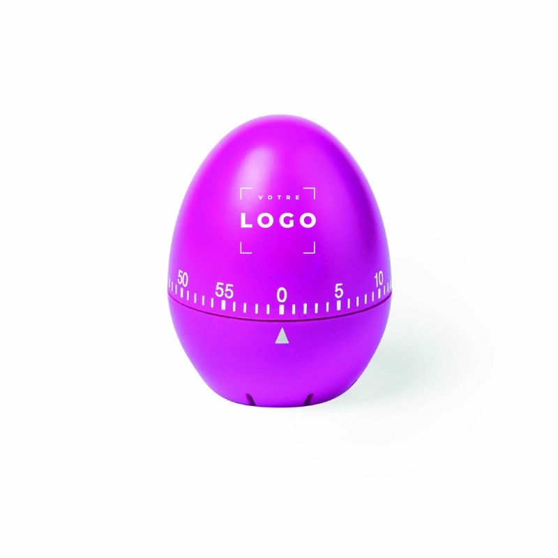 Minuteur Analogue Ovale Personnalisable – Cadeau d’Entreprise